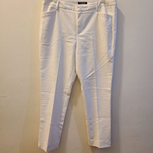 Roz & Ali Pants - Roz & Ali White Dress pants size 10